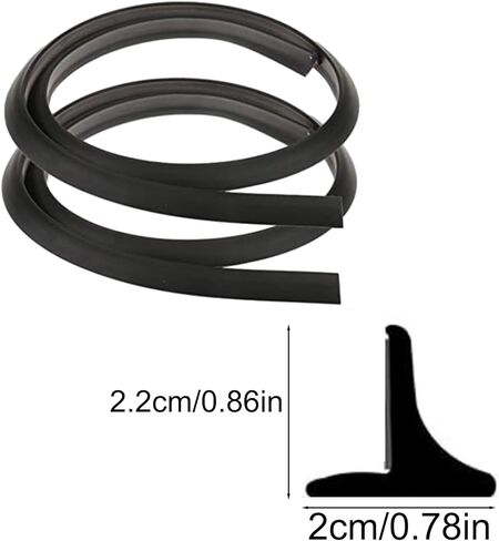 2Pcs Universal Car Wheel Fender Flare Extension Wheel Eyebrow shapeing Trim Wheel Arch Strip in Saudi Arabia