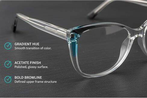 Unisex Acetate Eyeglass Frames, Comfortable Fit for Men Women in Saudi Arabia