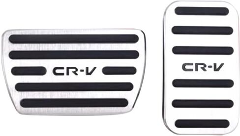 مجموعة أغطية دواسات ألومنيوم أوتوماتيكية لهوندا CRV 2017-2022 بدون مثقاب فرامل مضادة للانزلاق ودواسات غاز ملحقات داخلية لهوندا CRV 2017 2018 2019 2020 2021 2022 (أحمر) in Kuwait