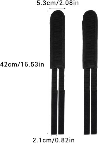 1 Pairs Bike Pedal Straps, Adjustable Anti-Slip Toe Clips Straps with Double Adhesive, Universal Cycling Foot Strap for Fixed Gear, Kids Bike, Exercise Cycle & Road Bikes Cleats (Black) in Saudi Arabia