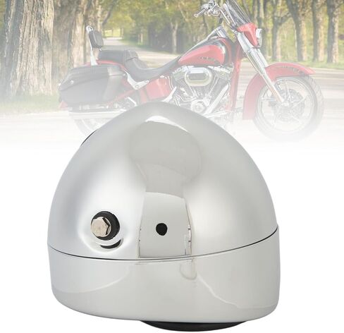 Motorcycle Headlight Housing Finish, Aluminum Alloy, Universal Fit for 7 Inch Headlamp - Durable Construction, Stylish Design, Easy Installation for Motorcycles in Kuwait