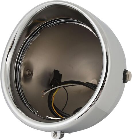 Motorcycle Headlight Housing Finish, Aluminum Alloy, Universal Fit for 7 Inch Headlamp - Durable Construction, Stylish Design, Easy Installation for Motorcycles in Kuwait