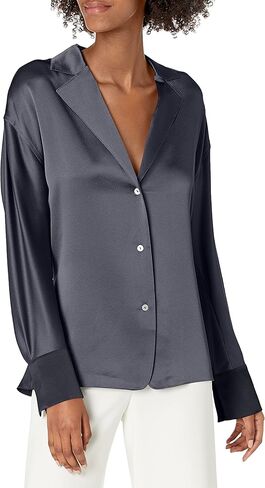 Vince Women's Tie Back Pj Blouse in Saudi Arabia