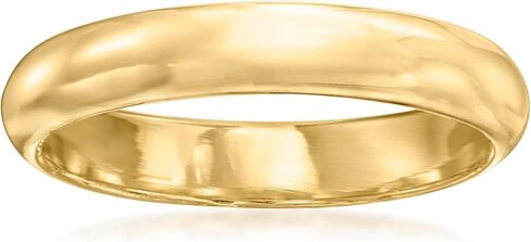 Ross-Simons 4mm 18kt Yellow Gold Domed Ring in Saudi Arabia