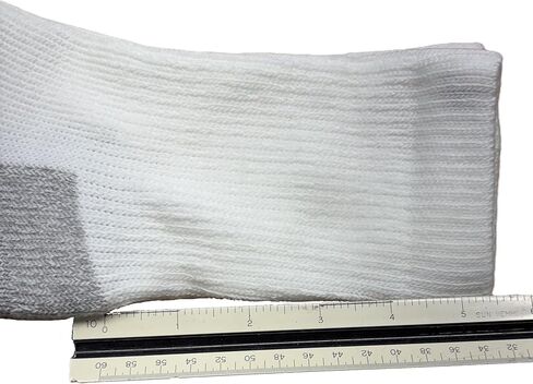 NEW! Thick Crew Socks (1 order = 3 pairs) (US, Large White) in Saudi Arabia