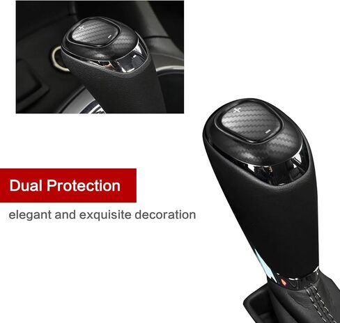 Stainless Steel Car Gear Shift Knob Cover, Gear Stick Cover Lever Specialized for Chevy Equinox 2018-2020, Malibu XL 2016-2020, Cruze 2017-2019 Car Interior Accessories in Kuwait