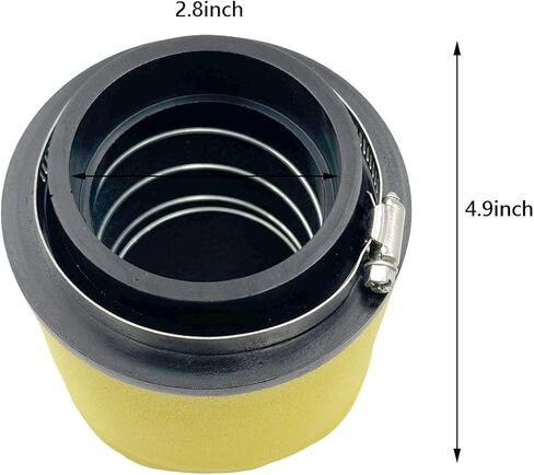 2pcs Air Filter Dual Stage Compatible with Arctic Cat 375 400 454 500 ATV Replace 0470-391 0470-322 in Saudi Arabia