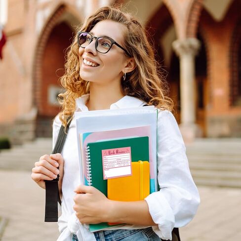 12 Pack Book Review Notepad Sticky Notes 3x3in 600 Sheet Self-Stick Note Pads 100th Day of School Reading Log Sticker Reading Tracker Gift for Book Lover Student Bookish Bookworm - Colorful in Kuwait