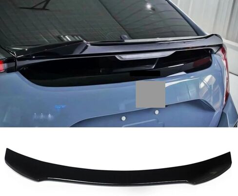 Gloss Black Rear Trunk Spoiler Wing Fits for 2017 2018 2019 2020 2021 Honda Civic Hatchback HighKick Duckbill ABS Tailgate Splitter Deck Lid Wing Lip Body Kits Trim in Saudi Arabia