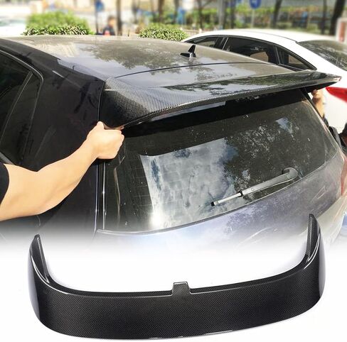 MK7 ألياف الكربون جناح خلفي للسقف ل Volkswagen VW Golf 7 7.5 MK7 MK7.5 GTI & R Hatchback 2014-2019 النافذة الخلفية الجناح Tunk سبويلر in Saudi Arabia
