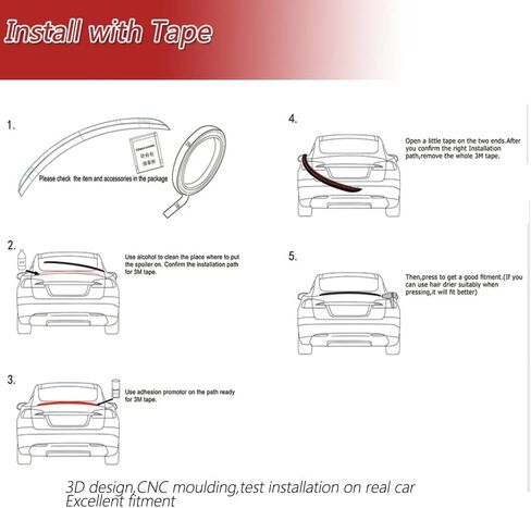 MK7 ألياف الكربون جناح خلفي للسقف ل Volkswagen VW Golf 7 7.5 MK7 MK7.5 GTI & R Hatchback 2014-2019 النافذة الخلفية الجناح Tunk سبويلر in Saudi Arabia