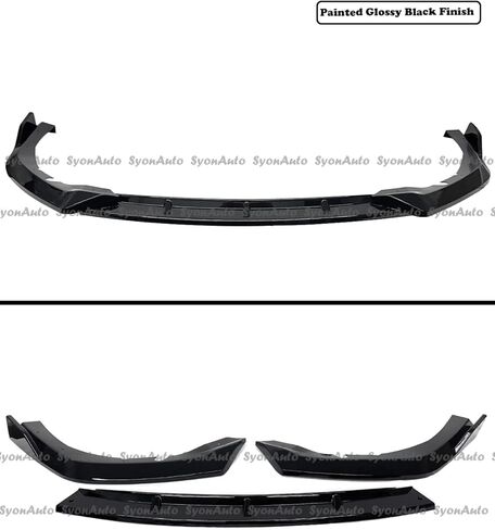 FOR 2025+ TOYOTA CAMRY SE XSE JDM STYLE GLOSS BLACK 3 PCS FRONT BUMPER LIP SPLITTER KIT in Saudi Arabia