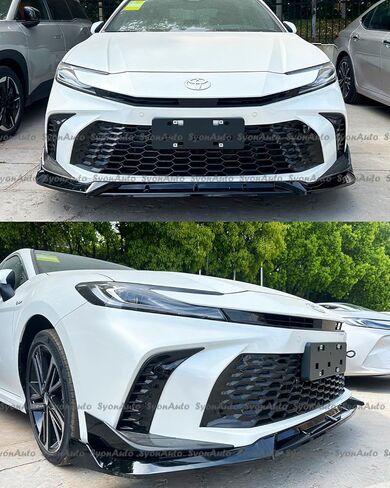 FOR 2025+ TOYOTA CAMRY SE XSE JDM STYLE GLOSS BLACK 3 PCS FRONT BUMPER LIP SPLITTER KIT in Saudi Arabia