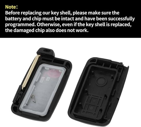 X AUTOHAUX مفتاح شل حالة دخول بدون مفتاح عن بعد مفتاح فوب استبدال القضية لتويوتا بريوس 2010-2013 لتويوتا بريوس C 2012-2013 4 أزرار HYQ14ACX in Saudi Arabia