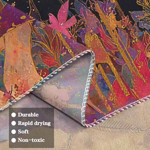 Leeisysme Hippie Butterfly Moon Tapestry, Aesthetic Boho Flower Moth Wall Art for Living Room Bedroom Home Decor, Red 36x48 inches in Kuwait