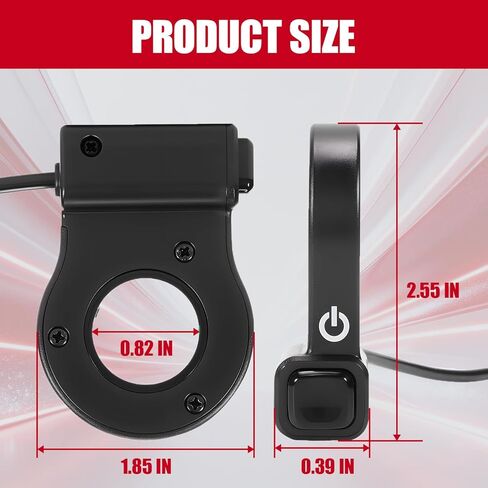 استبدال مفتاح الطاقة Ebike 36 فولت مع كابل سلكين متوافق مع الدراجات الكهربائية Jetson Bolt Pro وBolt Up وAtlas وDYU D3F/D2F in Saudi Arabia