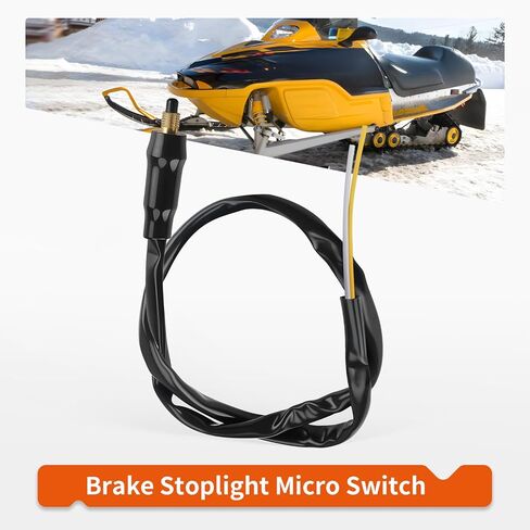 مفتاح إيقاف الفرامل الصغير لـ Ski-Doo Grand Touring GSX GTX Legend MX Z Skandic Summit 380 400 440 500 550 600 670 700 800 1000 1997-2012 507032366 507032334 in Saudi Arabia