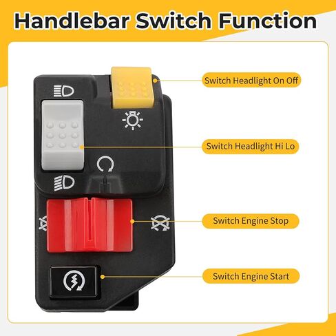 M ماتي المقود و بدال بداية التشغيل التبديل لهوندا TRX400EX 400EX Sportrax 2005 2006 2007 35200-HN1-A41 35850-HM3-000 in Kuwait