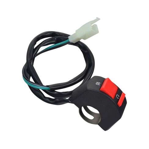 7/8" Handlebar On-Off Kill Start Switch 12V for 50cc 70cc 90cc 110cc 125cc Scooter ATV Dirt Pit Bike Motorcycle Chinese Taotao Baja Sunl Roketa Honda XR50 CRF50 in Saudi Arabia