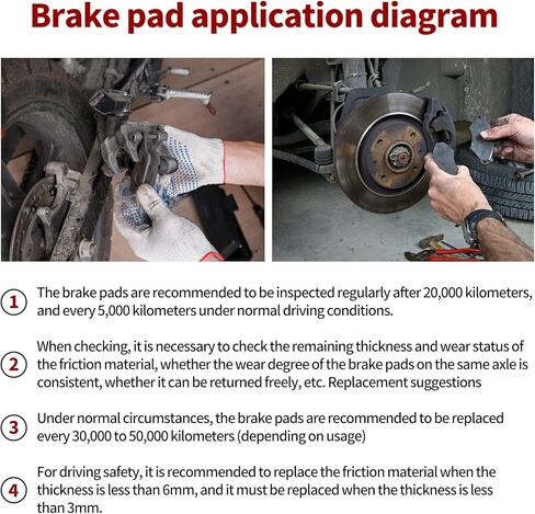 Road Passion Front and rear brake pads for YAMAHA TDM850 TDM 850 1996-2001 FZR 600 1990-1993 FZR600 R 1994-1995 FZR 1000 EX UP 1989-1990 V-MAX 12 1993-2003 FJ 1200 A ABS 1991-1995 in Saudi Arabia