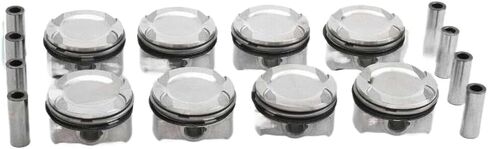 Pistons And Rings Set 11257613626 11257576475 Compatible With 550i 750i X5 X6 F01 F02 F03 E70 E71 5 Series 6 Series 7 Series 4.4L V8 in Saudi Arabia