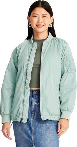 A New Day Women's Oversized Bomber Jacket - in Saudi Arabia
