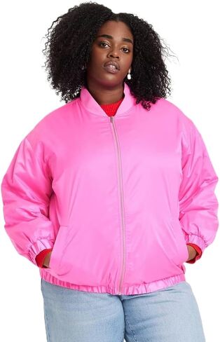 A New Day Women's Oversized Bomber Jacket - in Saudi Arabia