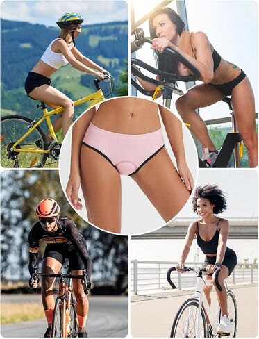 baleaf Women's 3D Padded Bike Underwear Cycling Shorts Bicycle Biking Riding Briefs MTB Biker Gear Clothes in Saudi Arabia