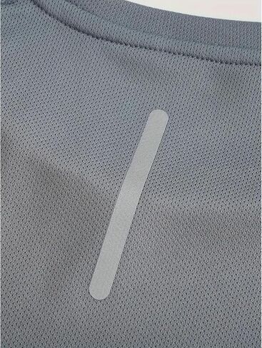 4PCS Men's Dry Fit Athletic Shirts, Short Sleeve Moisture Wicking Workout Tees, Raglan Activewear with Reflective Stripe in Saudi Arabia