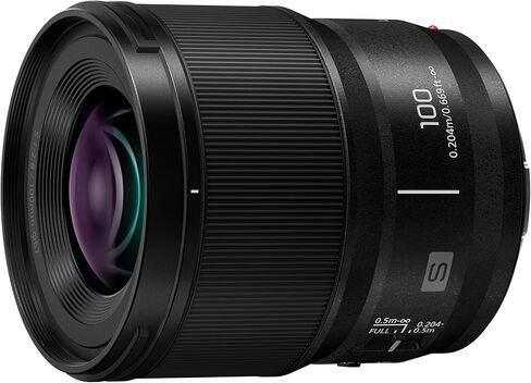 Panasonic LUMIX Full Frame Camera Lens, S 100mm F2.8 Macro - S-E100J in Kuwait