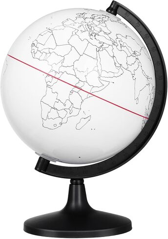 Alipis Diy Blank Globe Coloring Model, Erasable Interactive Globe for Kids, Desktop Prop for Geography Learning And Decoration, Portable Unpainted Ornament, 5. 57 Inch in Saudi Arabia