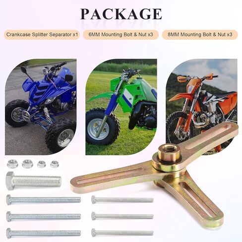 Crankcase Splitter & Separator Tool for ATV Motorcycle Automotive Dirt Bike Disassembling Vertically Split 2 and 4-stroke Crankcases in Saudi Arabia