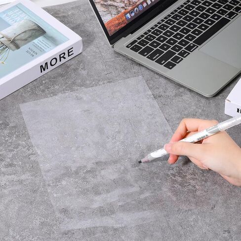Clear Dry Erase Board Sticker Paper, 10 Sheets of A4 Clear Removable Dry Erase Sheets Paper Transparent White Boards Sticker for Wall/Desk/Refrigerator/Door/Locker/Home/Office/Classroom in Saudi Arabia