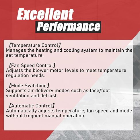 وحدة التحكم في المناخ AC متوافقة مع Ford Transit 150 250 350 350HD 2015-2019، لوحة التحكم HVAC، وحدة تبديل سخان التيار المتردد تحل محل CK4Z-19980-A CK4Z-19980-B in Kuwait