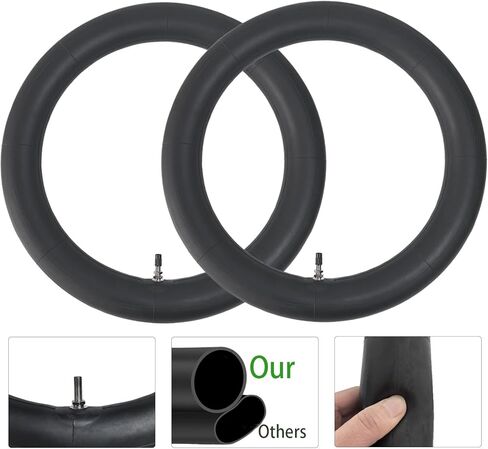 2-Pcs 2.75/3.00-12 Inner Tube 2.75-12 3.00-12 Dirt Bike Tube 80/100-12 Replacement Inner Tube Straight Valve Stem in Kuwait