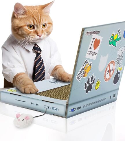 Suck UK - Cat Scratcher Synthesizer | Cardboard Cat Scratchers | Kitten Toys & Cats Toys for Indoor Cats | Kitten Cardboard Scratcher & Scratching Board | Toy Interactive for Indoor in Saudi Arabia