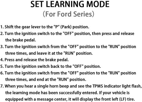 EL-50449 مع أداة إعادة ضبط TPMS لبطارية 9 فولت لفورد لينكولن للميركوري، أداة إعادة تعلم مستشعر ضغط الإطارات السريعة وأداة البرمجة لـ F150 F250 Fusion Edge Escape Ranger Explorer Transit in Kuwait