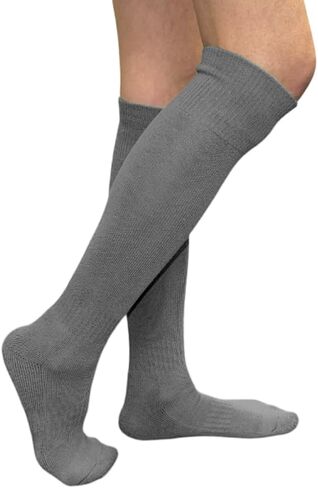 COUVER Knee High Sports Athletic Baseball Softball Socks, 4 Pairs Pack, Charcoal Gray, Medium in Saudi Arabia