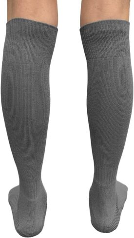 COUVER Knee High Sports Athletic Baseball Softball Socks, 4 Pairs Pack, Charcoal Gray, Medium in Saudi Arabia
