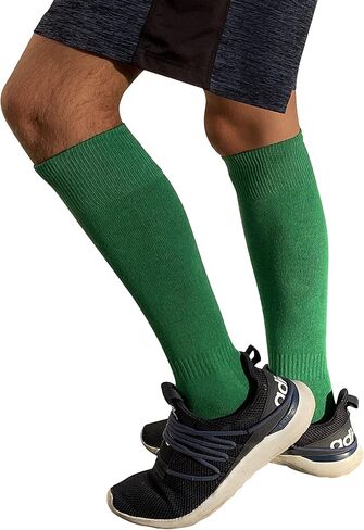 COUVER Knee High Sports Athletic Baseball Softball Socks, 4 Pairs Pack, Charcoal Gray, Medium in Saudi Arabia