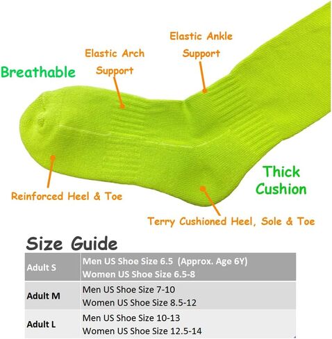 COUVER Knee High Sports Athletic Baseball Softball Socks, 4 Pairs Pack, Charcoal Gray, Medium in Saudi Arabia