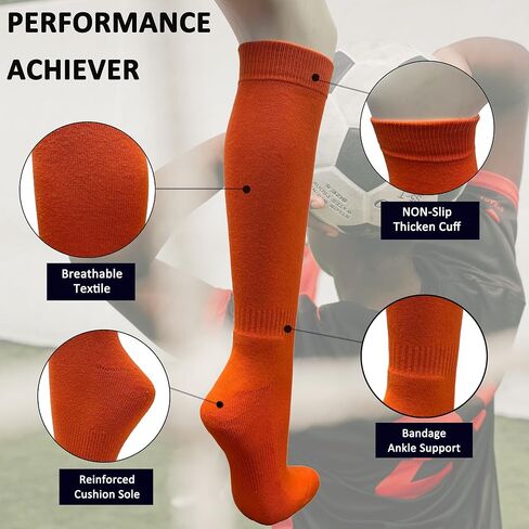 COUVER Knee High Sports Athletic Baseball Softball Socks, 4 Pairs Pack, Charcoal Gray, Medium in Saudi Arabia