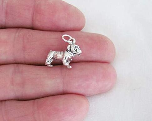 متجر جويل حلية من الفضة الإسترليني عيار 925 ثلاثية الأبعاد على شكل كلب بولدوج من متجر جويل in Kuwait