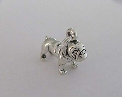 متجر جويل حلية من الفضة الإسترليني عيار 925 ثلاثية الأبعاد على شكل كلب بولدوج من متجر جويل in Kuwait