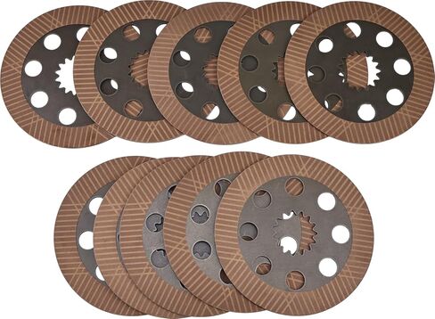 Solarhome 10 PCS Brake Disc Friction Plate 458/20353 458-20353 45820353 Compatible with JCB Backhoe Loader 1400B 1550B 1600B 1700B 214 215 216 217 3C 3CX 3D 3DX 4C 4CN 4CX in Saudi Arabia