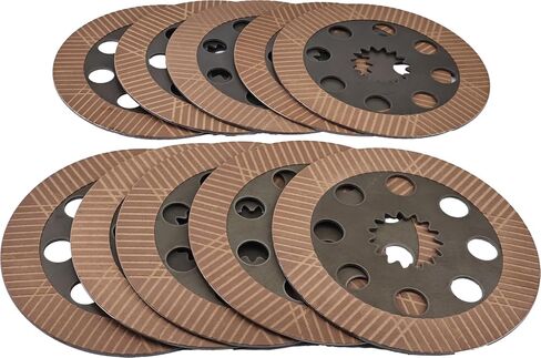 Solarhome 10 PCS Brake Disc Friction Plate 458/20353 458-20353 45820353 Compatible with JCB Backhoe Loader 1400B 1550B 1600B 1700B 214 215 216 217 3C 3CX 3D 3DX 4C 4CN 4CX in Saudi Arabia
