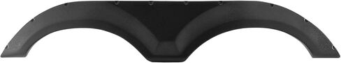 Tough Grade 68.5" x 12" x 3" Tandem Fender Skirt | Vacuum-Formed ABS Plastic | Impact & Corrosion Resistant | Made in USA | Black or White (Black, 2 Pack) in Saudi Arabia