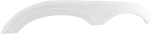 Tough Grade 68.5" x 12" x 3" Tandem Fender Skirt | Vacuum-Formed ABS Plastic | Impact & Corrosion Resistant | Made in USA | Black or White (Black, 2 Pack) in Saudi Arabia
