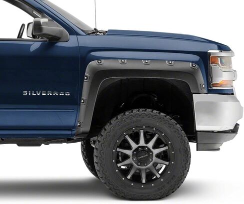 Redrock 4x4 Pocket Style Fender Flares Compatible with 14-18 Silverado 1500 w/ 5.80-Foot Short Box in Saudi Arabia