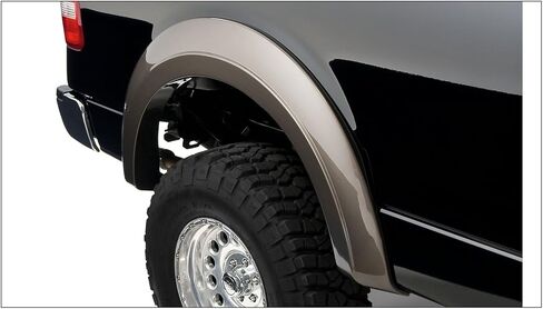 Bushwacker Extend-A-Fender Extended Rear Fender Flares | 2-Piece Set, Black, Smooth Finish | 20052-02 | Fits 2004-2008 Ford F-150 Styleside in Saudi Arabia